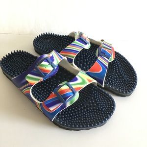 BIRKENSTOCK MassageSandal Rainbow PsychedelicL11M9